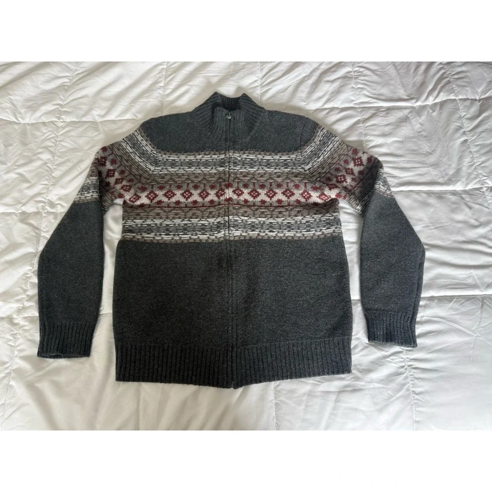 VIntage 100% Wool cardigan Sweater Country Road Australia- Mens M
